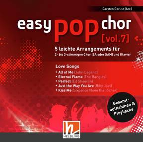 easy pop chor (vol. 7) - Love Songs Gesamtaufnahmen und Playbacks