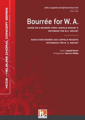 Bourrée for W. A. Chor-Einzelausgabe SAB