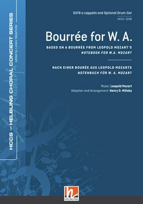 Bourrée for W. A. Chor-Einzelausgabe SSA