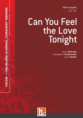 Can You Feel the Love Tonight Chor-Einzelausgabe SATB