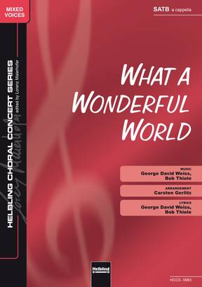 What a Wonderful World Chor-Einzelausgabe SATB