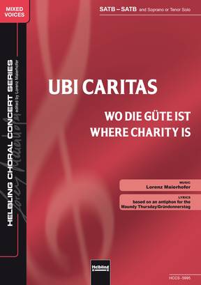 Ubi caritas Chor-Einzelausgabe SATB-SATB