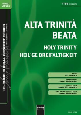 Alta Trinità beata Chor-Einzelausgabe TTBB