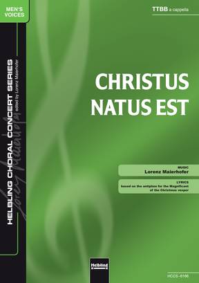 Christus natus est Chor-Einzelausgabe TTBB