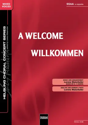 Willkommen Chor-Einzelausgabe SSAA