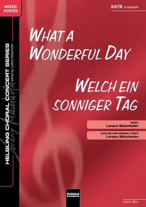 Welch ein sonniger Tag Chor-Einzelausgabe SATB