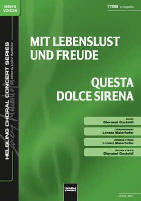 Questa dolce Sirena Chor-Einzelausgabe TTBB