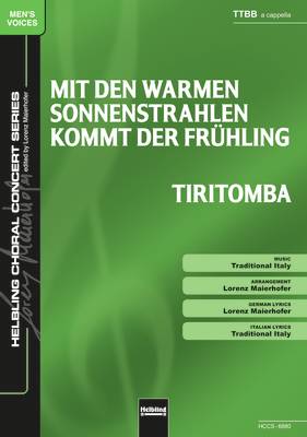 Tiritomba Chor-Einzelausgabe TTBB