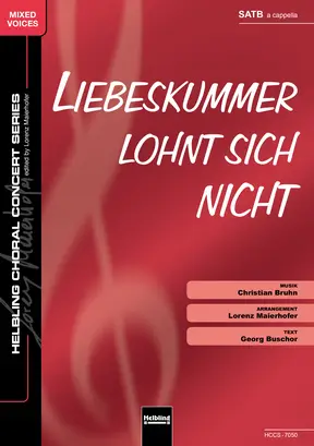 Liebeskummer lohnt sich nicht Chor-Einzelausgabe SATB