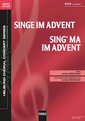 Singe im Advent Chor-Einzelausgabe SATB