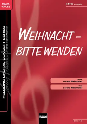 Weihnacht, bitte wenden Chor-Einzelausgabe SATB