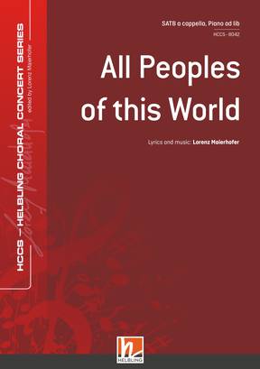 All Peoples of this World Chor-Einzelausgabe SATB