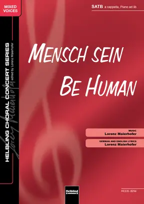 Mensch sein Chor-Einzelausgabe SATB