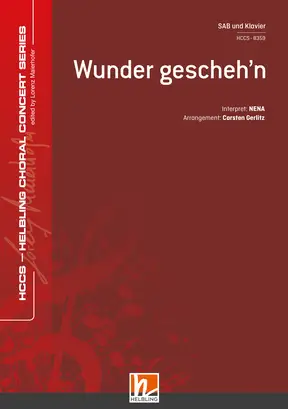 Wunder gescheh'n Chor-Einzelausgabe SAB