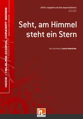 Seht, am Himmel steht ein Stern Chor-Einzelausgabe SATB