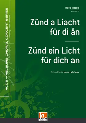 Zünd a Liacht für di ån Chor-Einzelausgabe TTBB