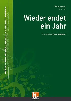 Wieder endet ein Jahr Chor-Einzelausgabe TTBB