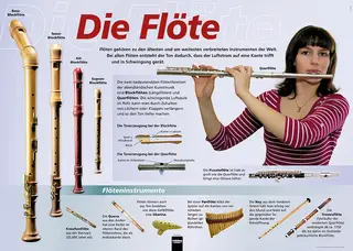 Poster Sekundarstufe: Die Flöte