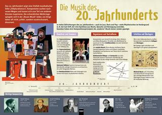 Poster Sekundarstufe: Die Musik des 20. Jahrhunderts