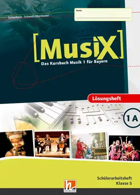 MusiX 1 BY (ab 2017) Lösungsheft 1A