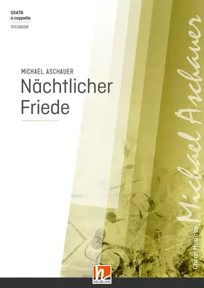 Nächtlicher Friede Choral single edition SSATB