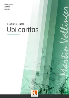 Ubi caritas Choral single edition TTBB