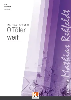 O Täler weit Choral single edition SATB