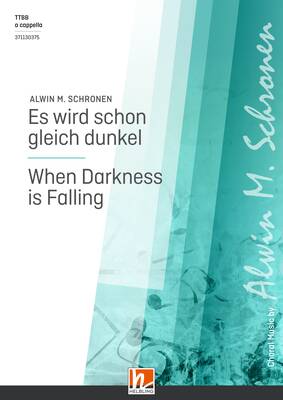 When Darkness is Falling Choral single edition TTBB