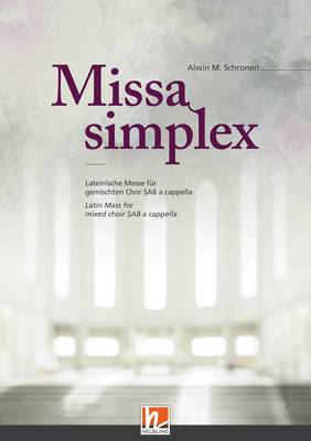 Missa simplex Choral Score SAB