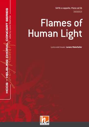 Flames of Human Light Choral single edition SATB