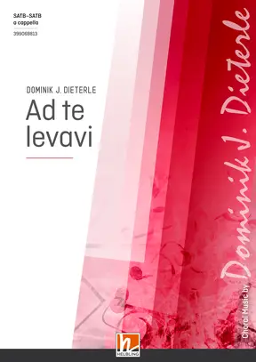 Ad te levavi Choral single edition SATB-SATB