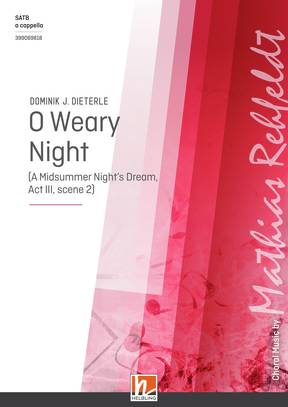 O Weary Night Choral single edition SATB