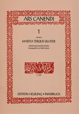 Martia terque quater Choral single edition SAATTB
