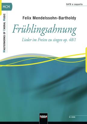 Frühlingsahnung Choral single edition SATB