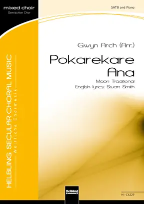 Pokarekare Ana Choral single edition SATB