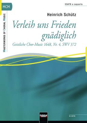Verleih uns Frieden Choral single edition SSATB
