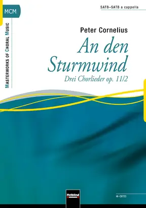 An den Sturmwind Choral single edition SATB-SATB