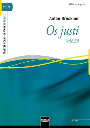 Os justi Choral single edition SATB