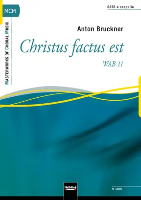 Christus factus est Choral single edition SATB