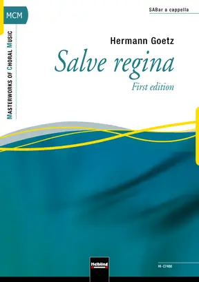 Salve regina Choral single edition SABar