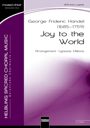 Joy to the World Choral single edition SATB divisi