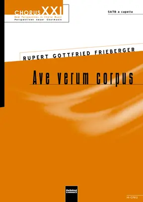 Ave verum corpus Choral single edition SATB