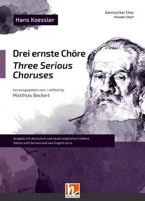 Three Serious Choruses Choral Collection SATB divisi