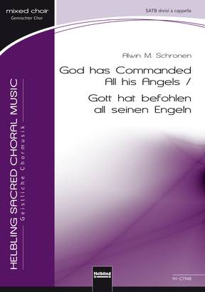 God has Commanded All His Angels Choral single edition SATB divisi