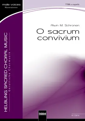 O sacrum convivium Choral single edition TTBB