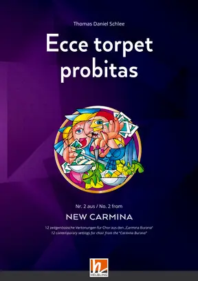 Ecce torpet probitas Choral single edition SATB divisi