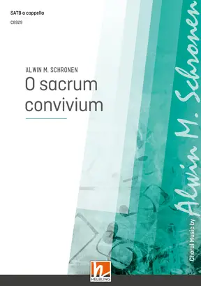 O sacrum convivium Choral single edition SATB