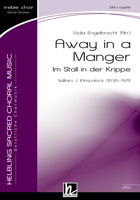 Away in a Manger Choral single edition SAA