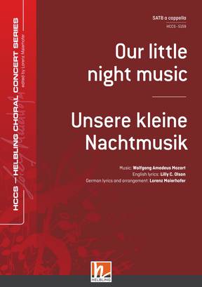 Our Little Night Music Choral single edition SATB
