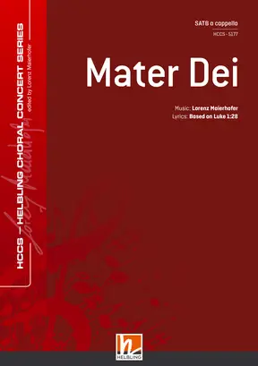 Mater Dei Choral single edition SATB